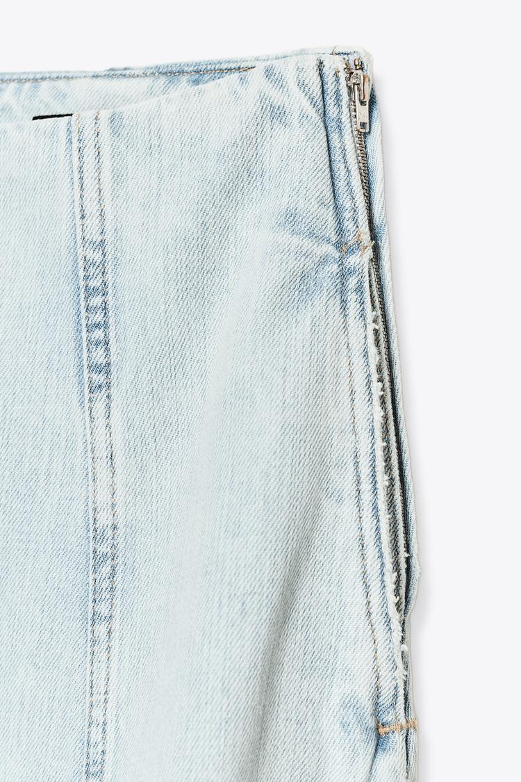Jeans balloon de tiro alto